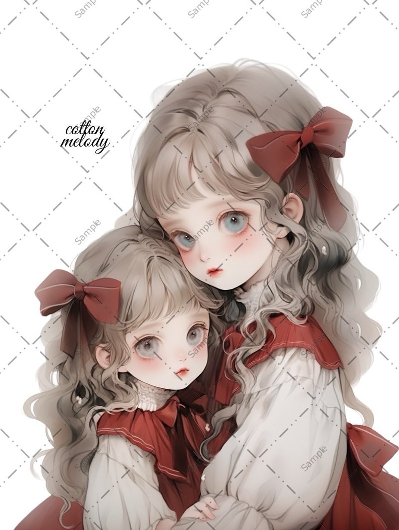 原创贴纸 No.244 人物贴纸 原创贴纸 人物贴纸 女孩贴纸 原创人物贴纸 - 贴纸 - 纸 