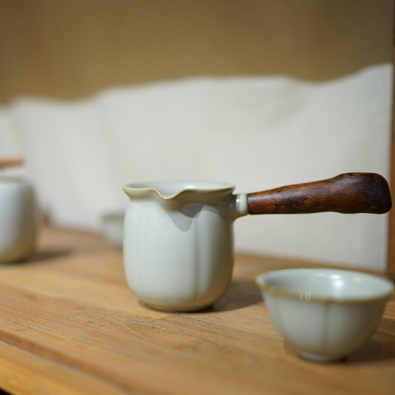 金瓜茶海云山青/茶末绿 - 茶具/茶杯 - 陶 