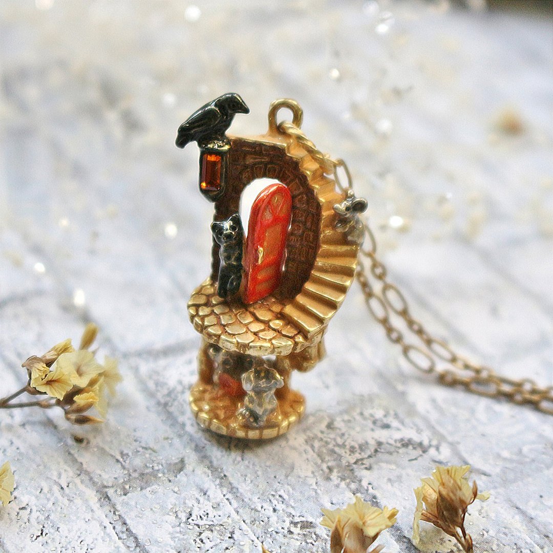 Underground Concert Necklace Underground Necklace NE432 - 项链 - 其他金属 咖啡色