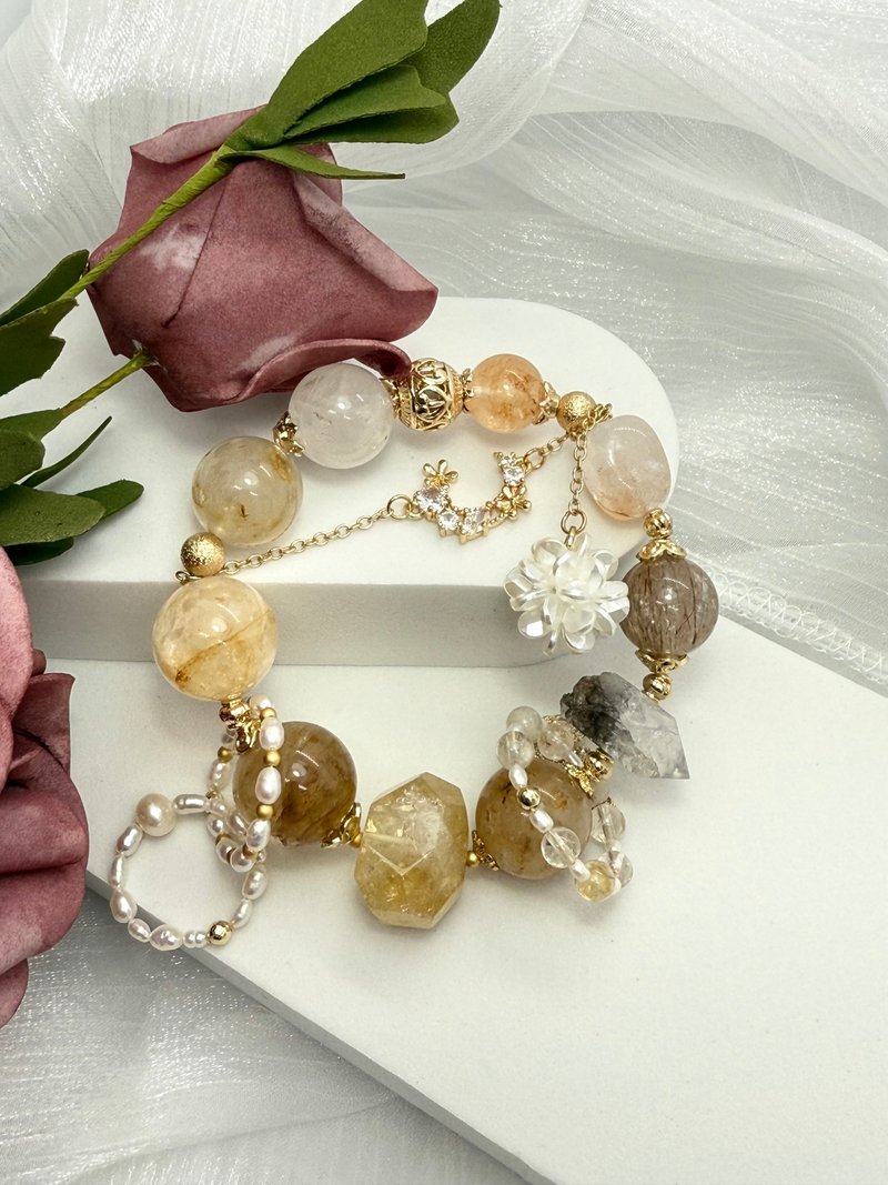 【TING】日耀秘典・八源能量晶华手链 - 手链/手环 - 水晶 