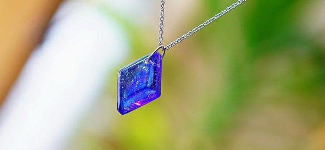 [Made to order] Blue Nishiki - 项链 - 其他金属 