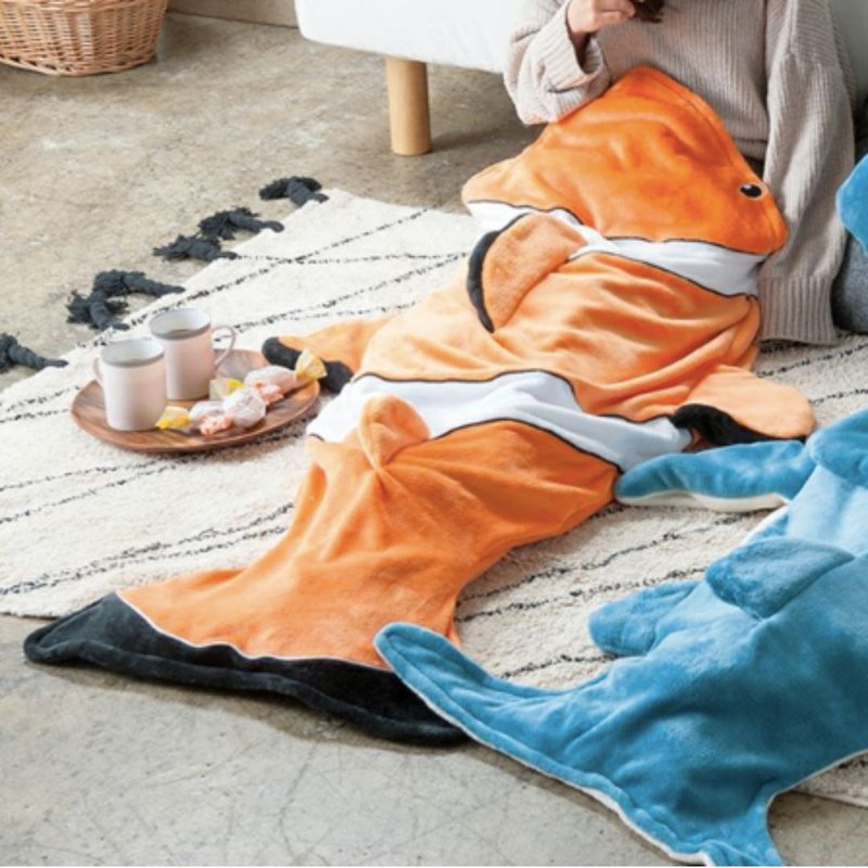 【预订】日本直送 海洋生物膝毯 - 居家服/睡衣 - 其他人造纤维 多色