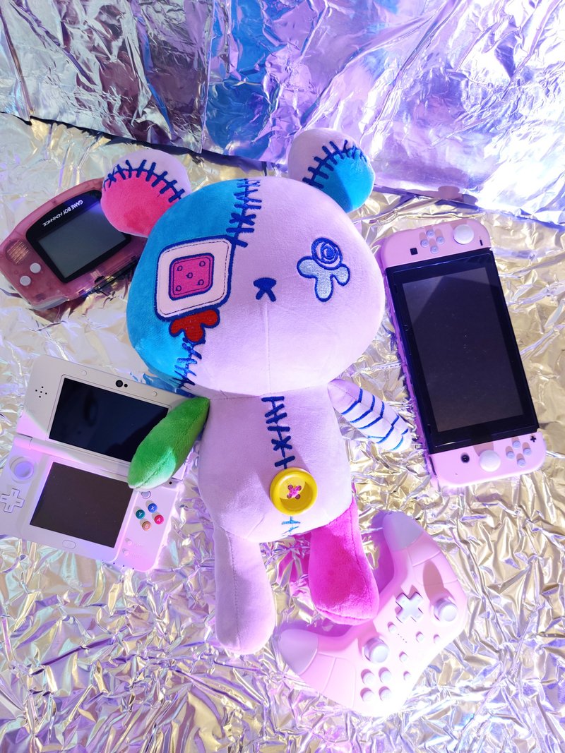 伤心熊熊 - 桌游/玩具 - 聚酯纤维 紫色