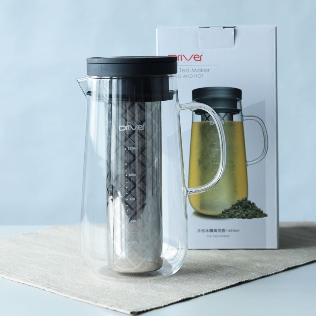 【福利品 5 折起】Driver │ 冷泡冰酿两用壶 1450ml (超大容量泡 - 咖啡壶/周边 - 玻璃 透明