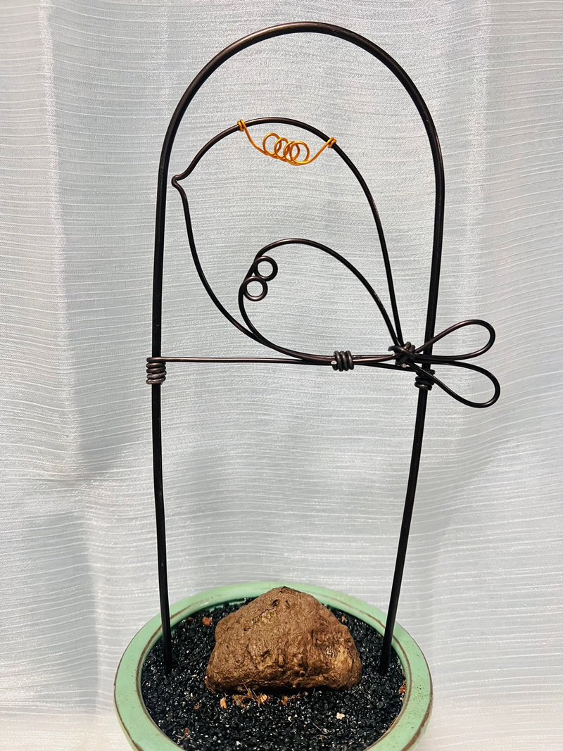 山乌龟 龟甲龙铝线攀爬架 - 植栽/盆栽 - 其他金属 咖啡色