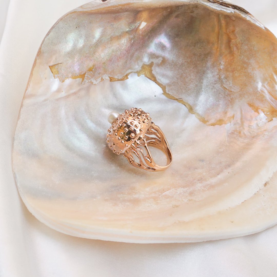 Sea urchin ring - 戒指 - 铜/黄铜 