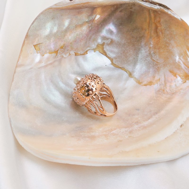 Sea urchin ring - 戒指 - 铜/黄铜 