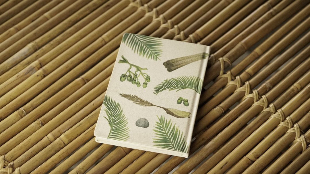 槟榔鞘笔记本 - 笔记本/手帐 - 纸 卡其色