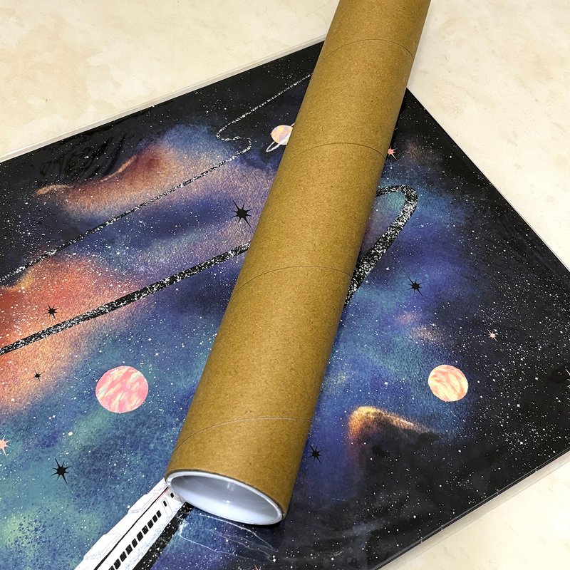 A3海报纸筒加购 (一个筒子最多放5张) - 海报/装饰画/版画 - 纸 卡其色