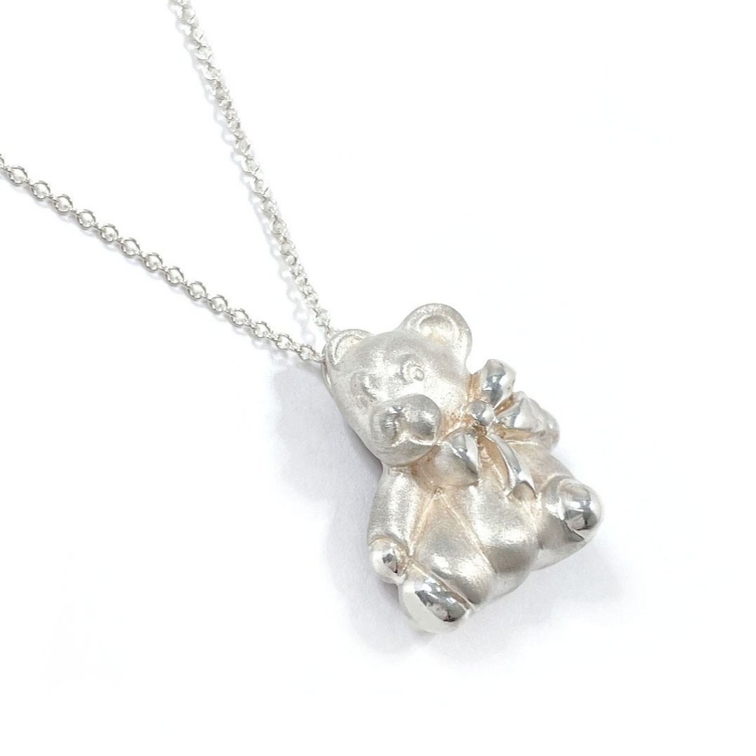【日本直送 二手美品】蒂芙尼 TIFFANY&Co. 项链 泰迪熊 熊 银 925 古董精品 抛光处理 - 项链 - 纯银 银色