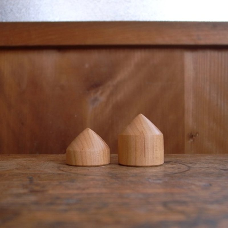 卡片架 帐篷 樱花木 - 名片架/名片座 - 木头 橘色