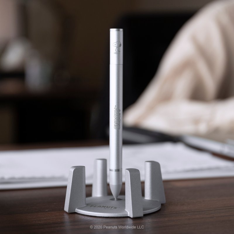 最后一波限量55折 // HOVERPEN 自立笔【铝】限定联名款 - 史努比 - 圆珠笔/中性笔 - 其他金属 灰色