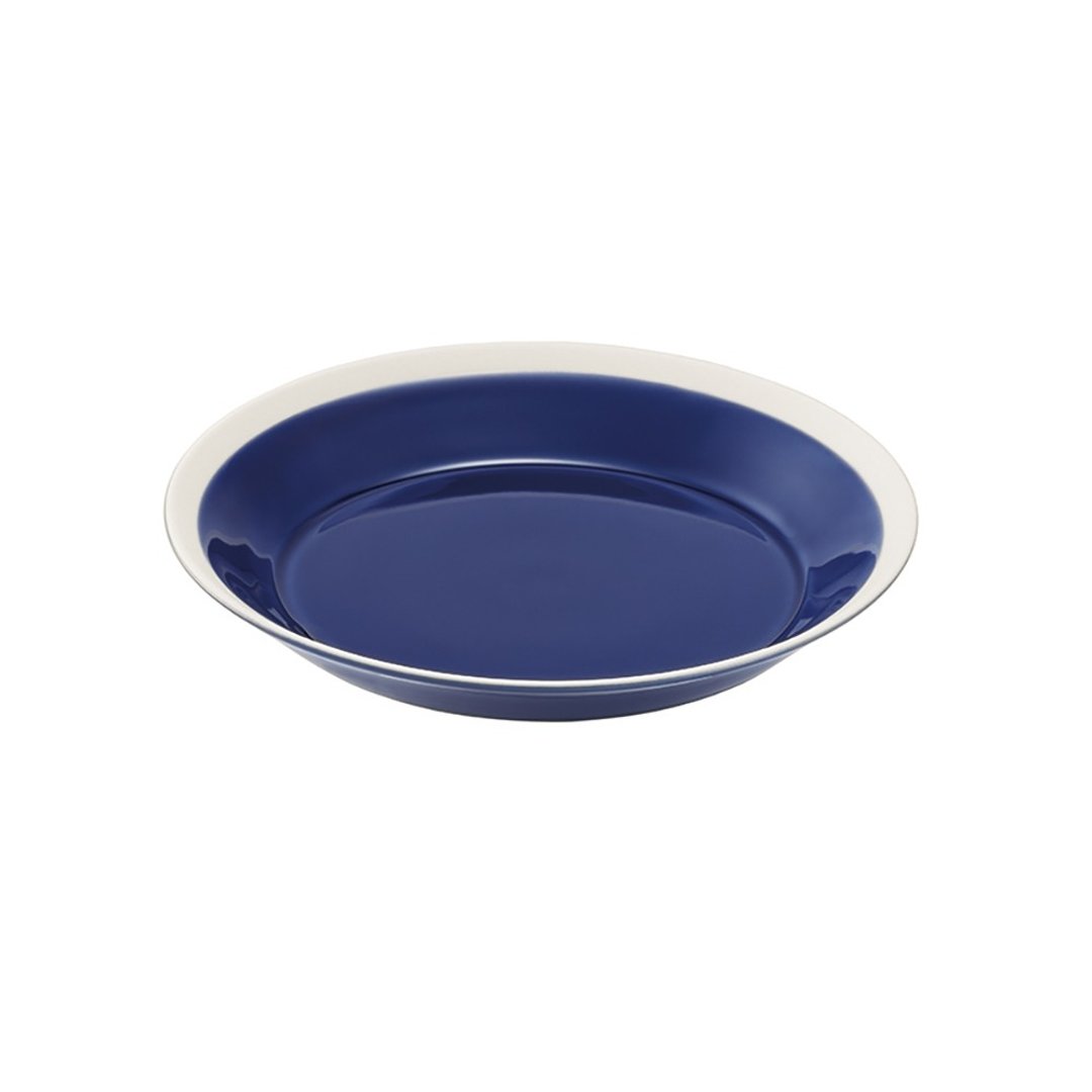 dishes 180 plate 墨蓝色 - 浅碟/小碟子 - 瓷 蓝色