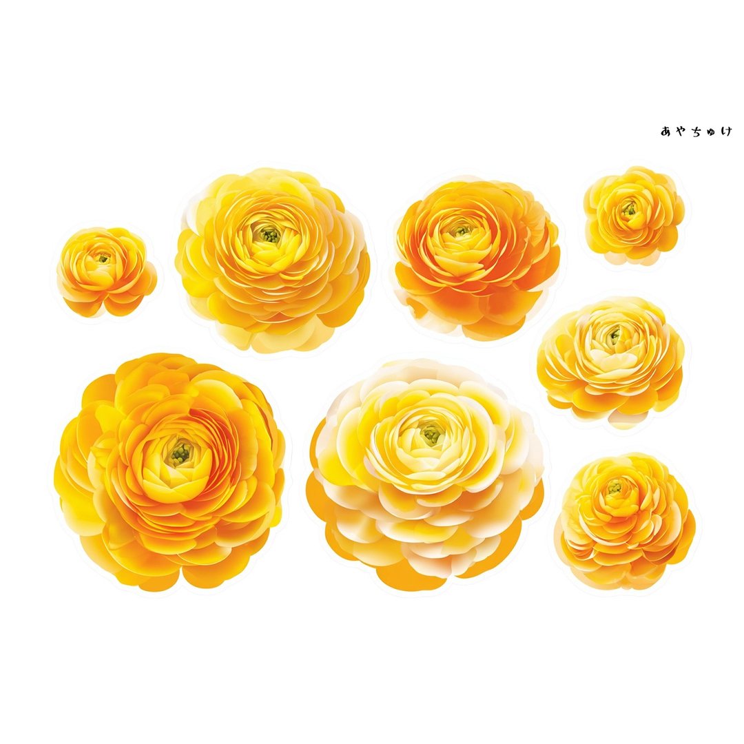 【10月新品4】20-22-0155 裁切纸・拼贴素材 陆莲花 - 贴纸 - 纸 
