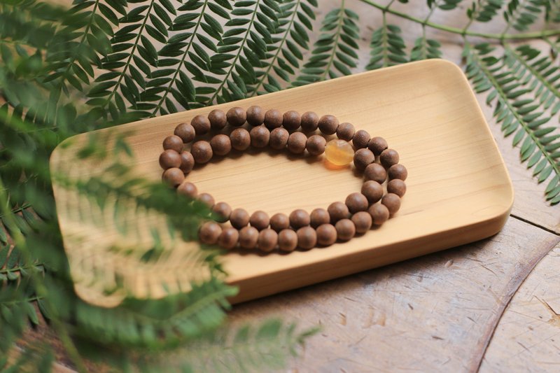 壹染指香品 | 木樨香 单 双圈手链 玛瑙  |  客制 - 手链/手环 - 植物．花 