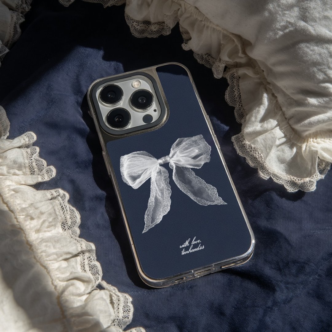 【Beautiful in White 01】银框磨砂面 MagSafe iPhone手机壳 - 手机壳/手机套 - 其他材质 