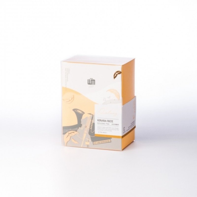 玄米乌龙茶 - 茶 - 纸 橘色