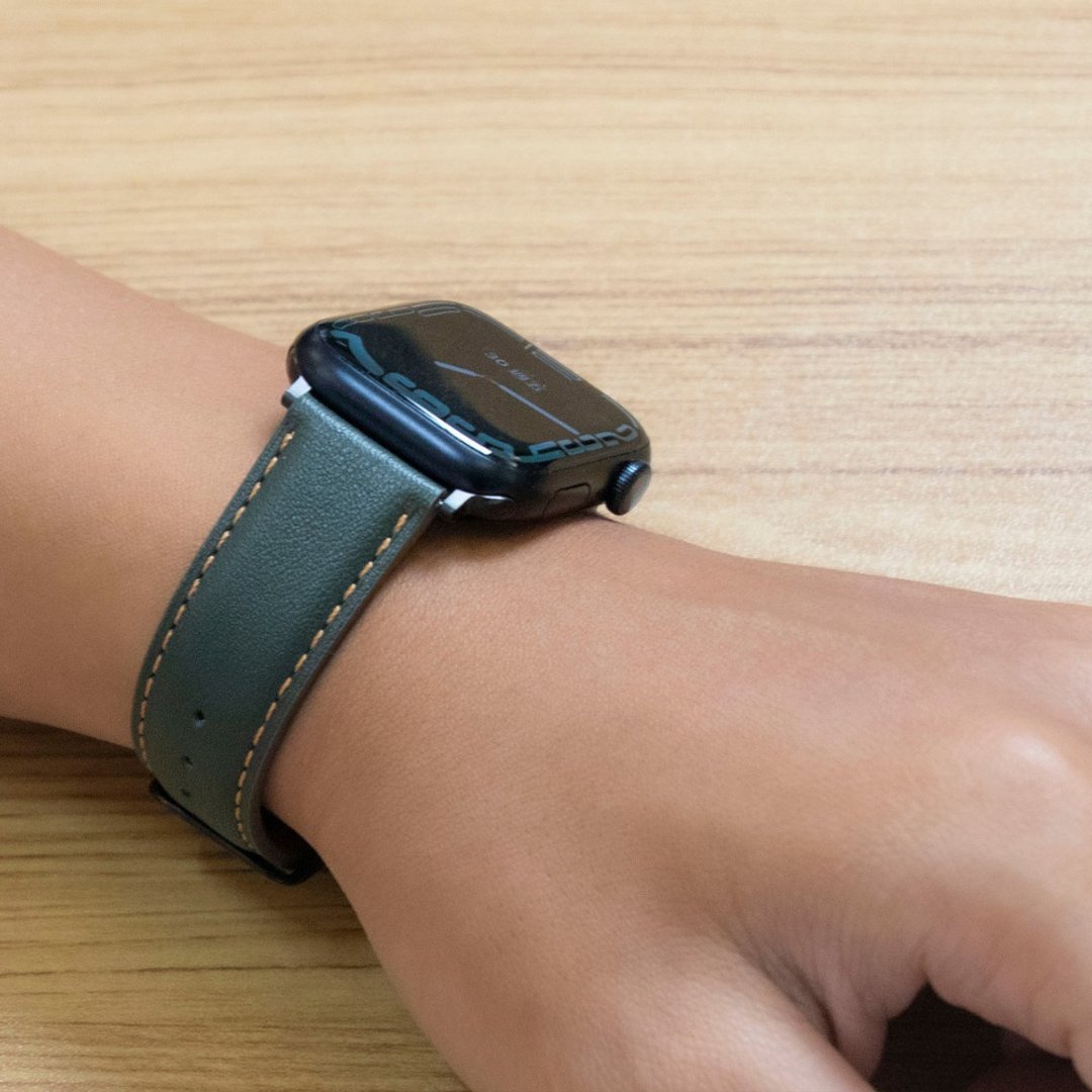 Torrii Apple Watch 表带 LUNA 真皮系列 - 森林绿 - 表带 - 真皮 绿色