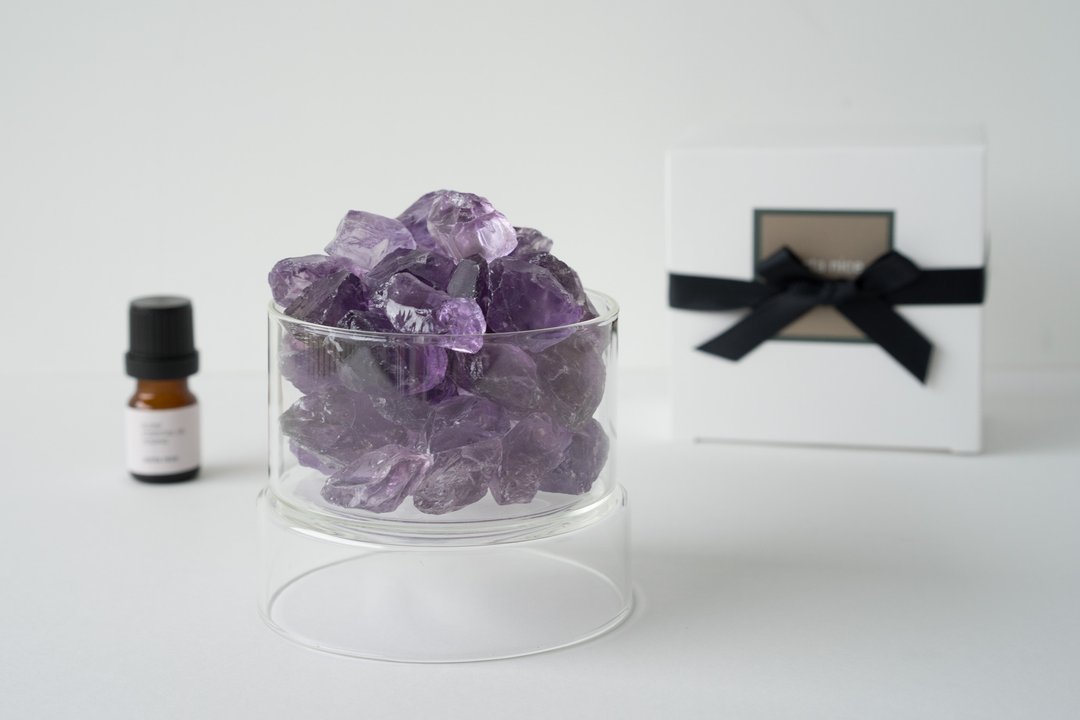 紫晶 矿石香氛系列 - 香薰/精油/线香 - 水晶 紫色