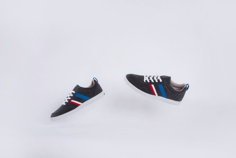 【出清特价】宝特瓶制  Opale休闲系列超纤布   铁灰蓝    男女款 - 女款休闲鞋 - 环保材料 灰色