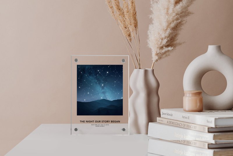 订制纪念日那一天的星空亚克力 结婚纪念日 情人节礼物 - 摆饰 - 压克力 