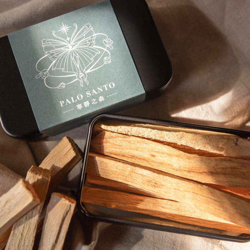 宁静之森_秘鲁圣木 Palo Santo_随行盒 - 香薰/精油/线香 - 植物．花 黑色