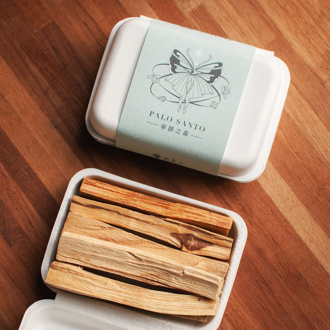 宁静之森_秘鲁圣木 Palo Santo_随行盒 - 香薰/精油/线香 - 木头 绿色