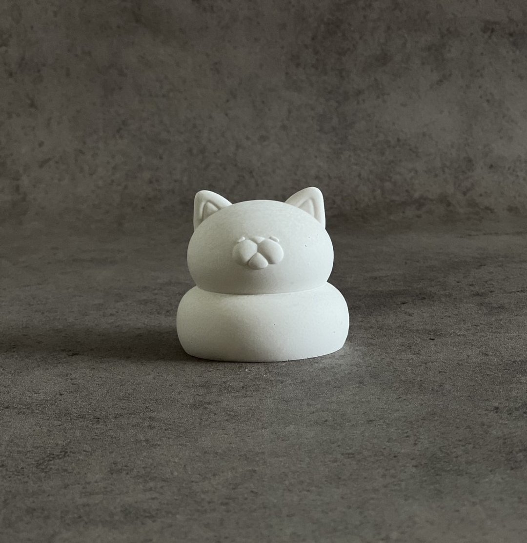 扩香石/猫雪人/香氛/疗愈/猫/扩香/圣诞节礼物/jesmonite - 摆饰 - 环保材料 