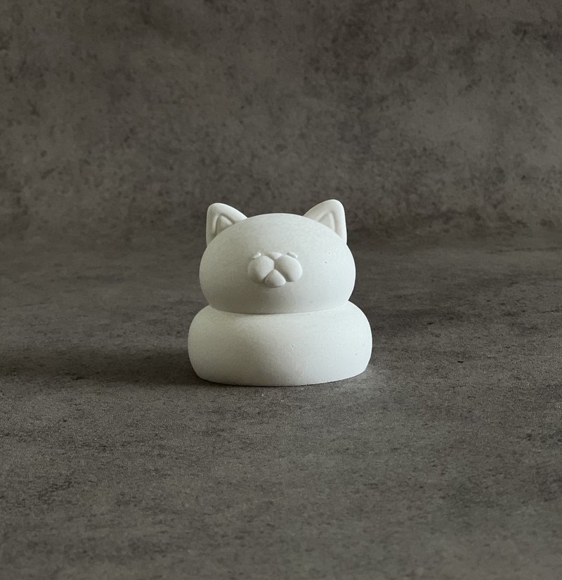 扩香石/猫雪人/香氛/疗愈/猫/扩香/圣诞节礼物/jesmonite - 摆饰 - 环保材料 