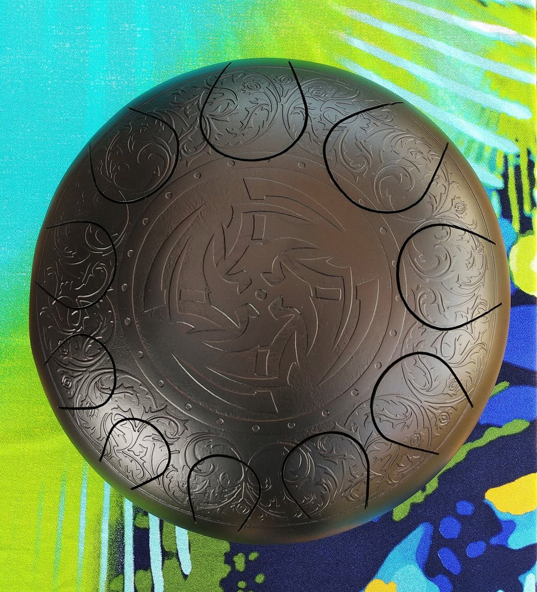 Meditation Drum 30 cm, Lotus Drum, Shaman Drum, Rav Vast Drum, Shamanic Drum - 桌游/玩具 - 其他材质 