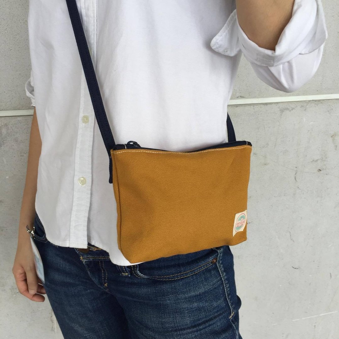 Mini Mustard Shoulder Bag HB01 / handbag / daily use - 侧背包/斜挎包 - 棉 黄色