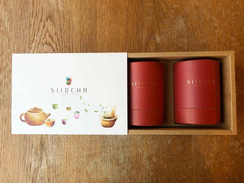 【 2025中秋节推荐 】原叶食茶礼盒 (三峡碧螺春x花莲红玉红茶) - 茶 - 其他材质 多色