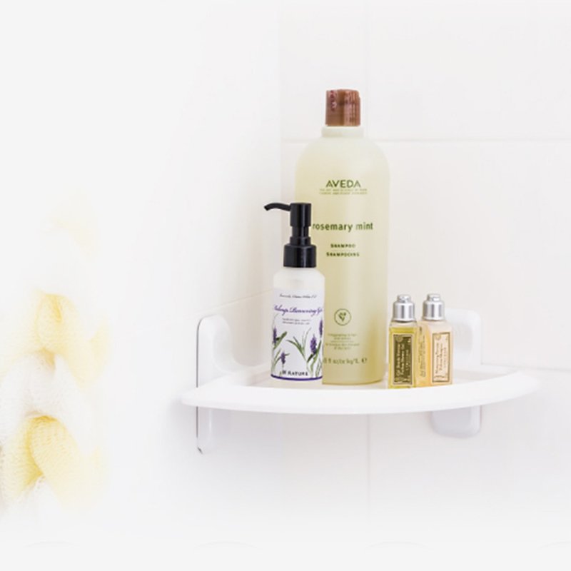 3M 17627D 浴室防水收纳系列-三角架 - 卫浴用品 - 其他材质 白色