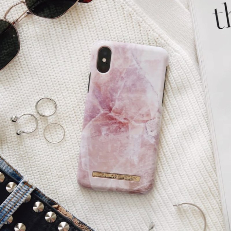 iPhone 11系列/ XR / Xs Max 北欧时尚瑞典流行手机壳-希腊粉玫瑰 - 手机壳/手机套 - 塑料 粉红色