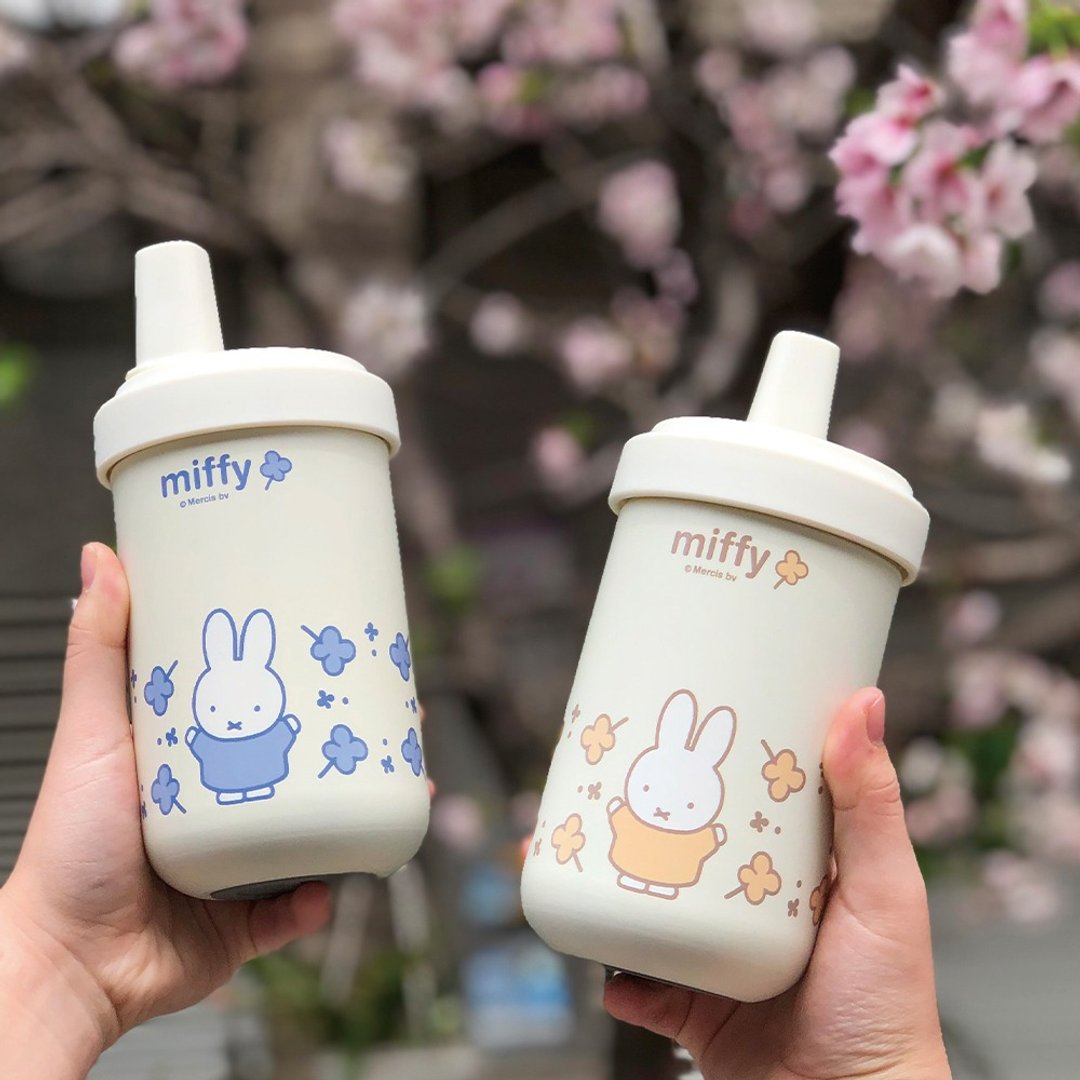 【MIFFY】不锈钢大象杯 吸管保温杯 保温杯 随行杯 - 保温瓶/保温杯 - 其他金属 黄色