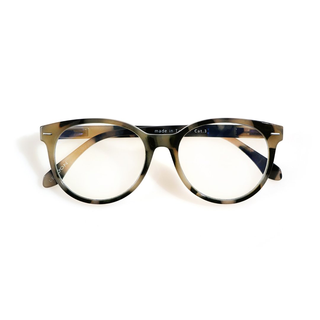 cateye anti-blue light glasses : Leopard - 眼镜/眼镜框 - 塑料 多色