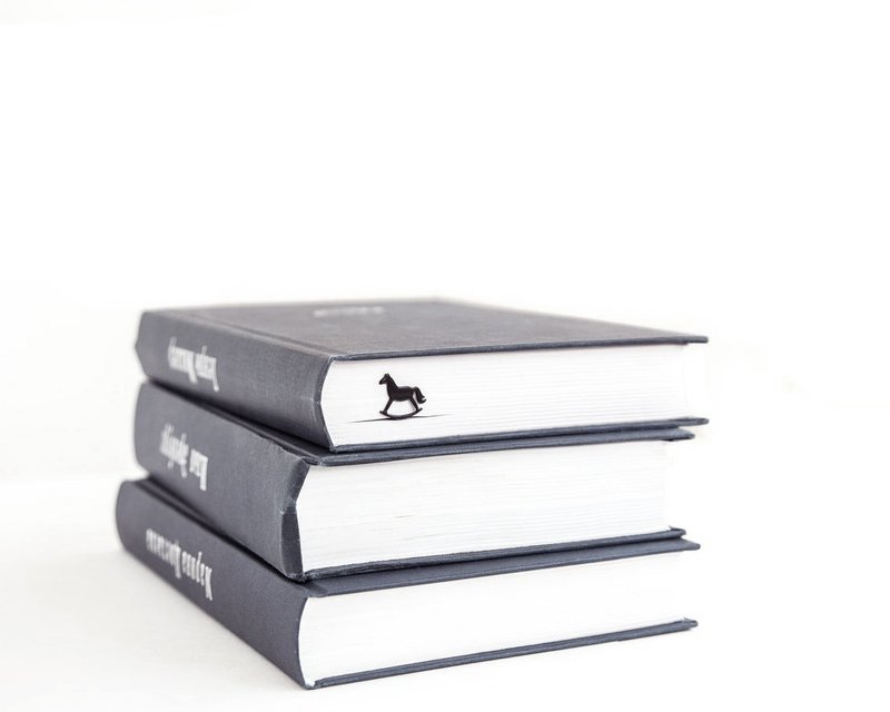 黑色金属书签 摇摇木马 - 书签 - 其他金属 黑色