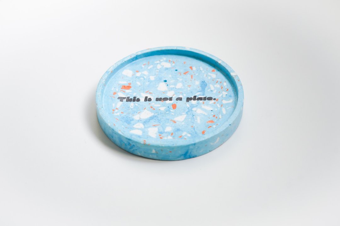 *现货 O-001 this is not a plate. 杯垫/摆拍盘/收纳空间 - 摆饰 - 防水材质 