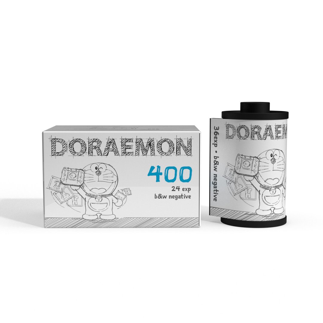 【多啦A梦】 Ultra400 黑白底片 - 相机 - 其他材质 
