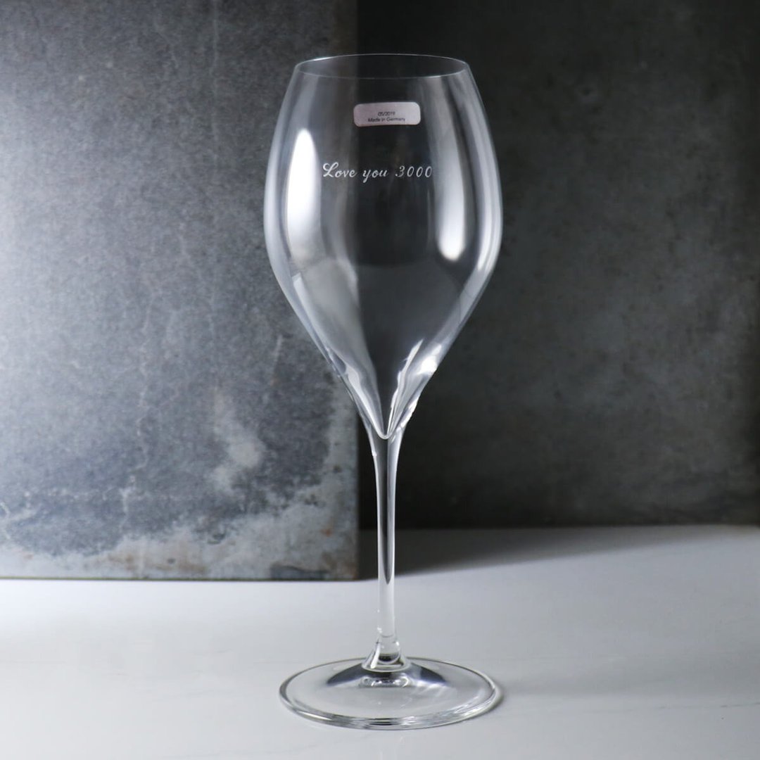 650cc【SPIEGELAU刻字酒杯】德国Adina Prestige波尔多杯 定制化 - 酒杯/酒器 - 玻璃 白色