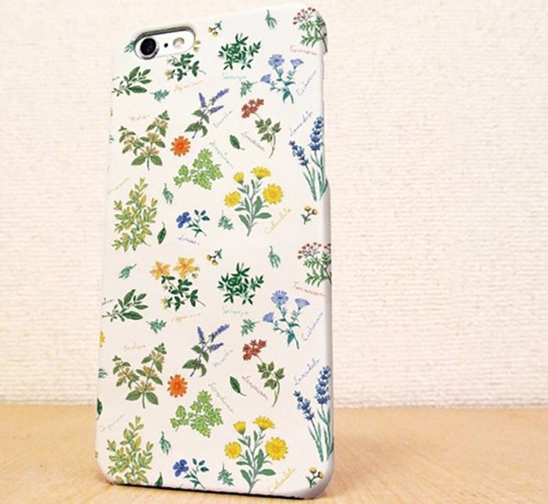 Free shipping ☆ Botanical pattern smartphone case - 手机壳/手机套 - 塑料 绿色