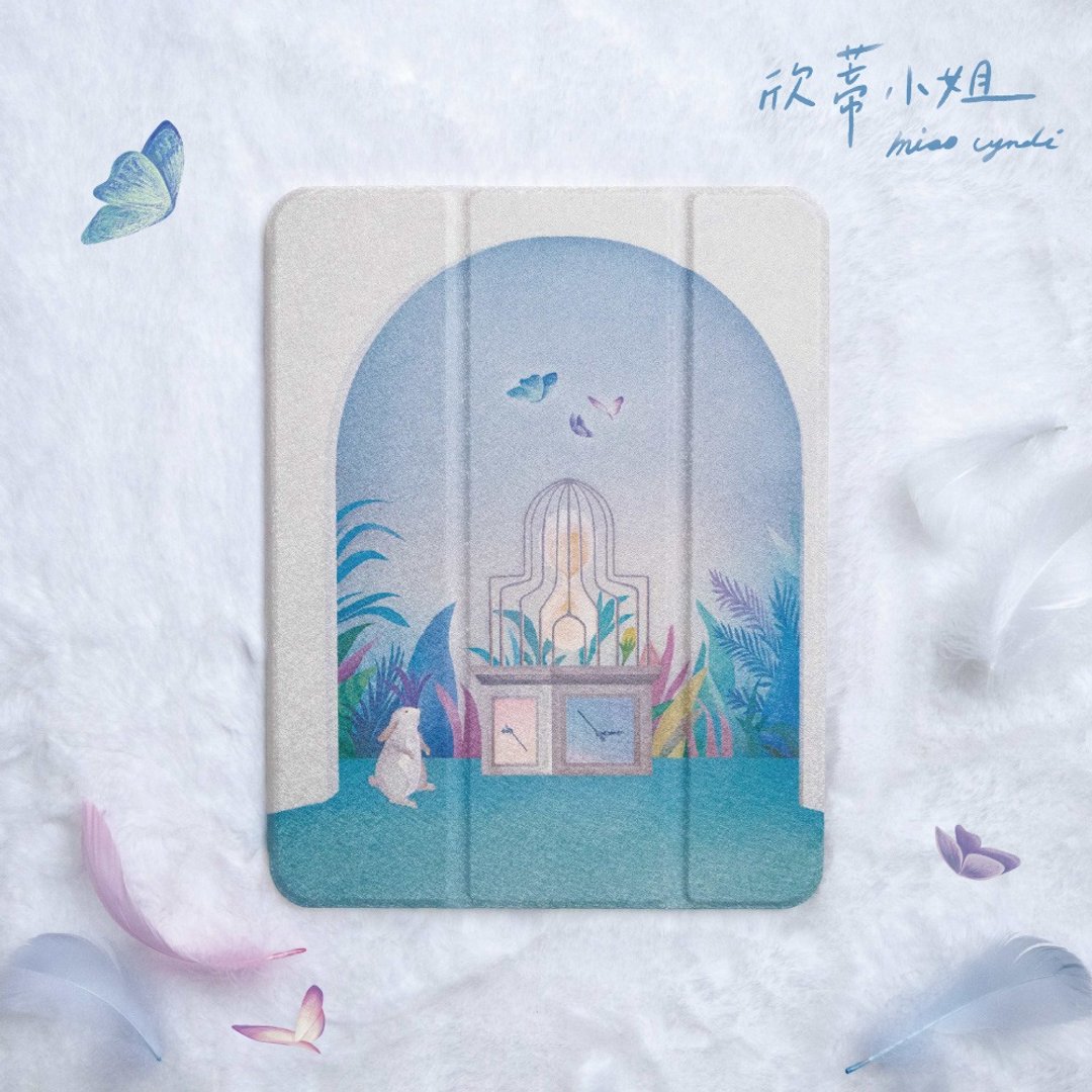 【限时特卖】iPad 插画家联名保护壳【兔子洞】 - 平板/电脑保护壳 - 其他材质 紫色