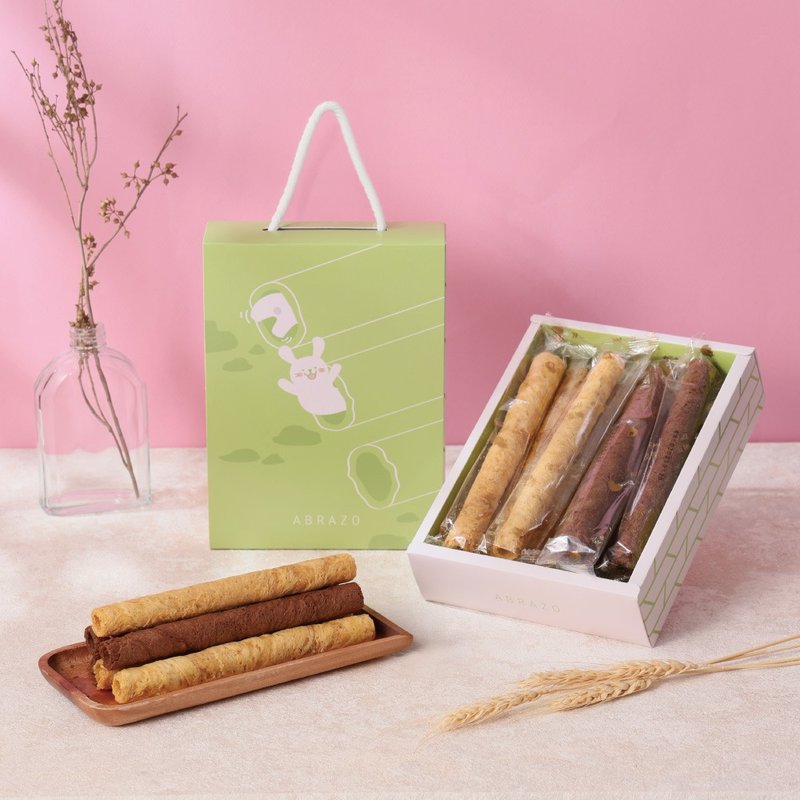 【爱不啰嗦】月光卷卷 手工厚蛋卷礼盒 - 零食/点心 - 新鲜食材 