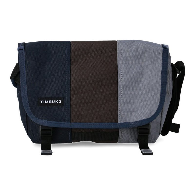 TIMBUK2 CLASSIC MESSENGER ECO 经典邮差包 XS /蓝鸟/蓝棕灰拚色 - 侧背包/斜挎包 - 聚酯纤维 蓝色