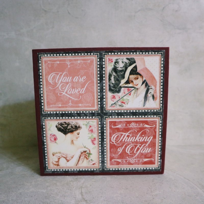 鳄鱼小姐［复古女人］法式线装手工书 - 笔记本/手帐 - 纸 多色