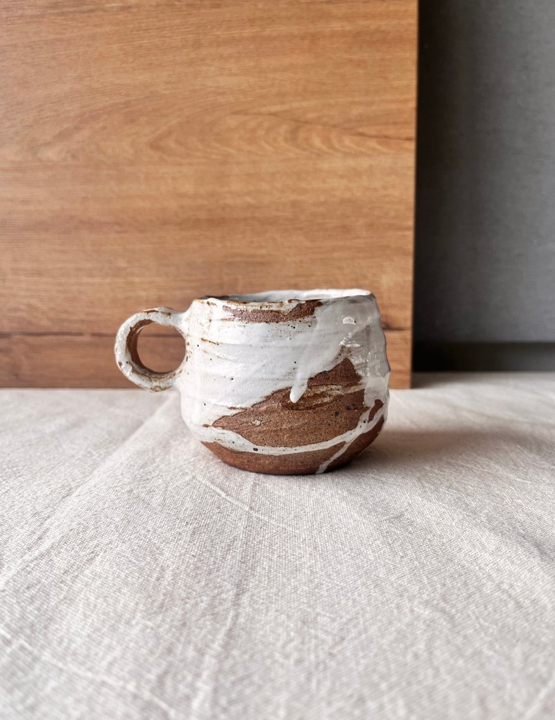 流白 咖啡杯 二零零 | 陶器皿 - 咖啡杯/马克杯 - 陶 白色