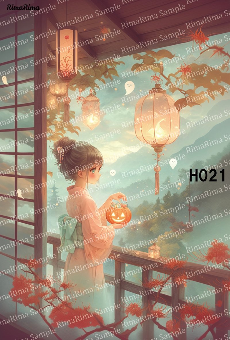 H021 原创贴纸 原创人物贴纸 贴纸 封缄 RimaRima - 贴纸 - 纸 
