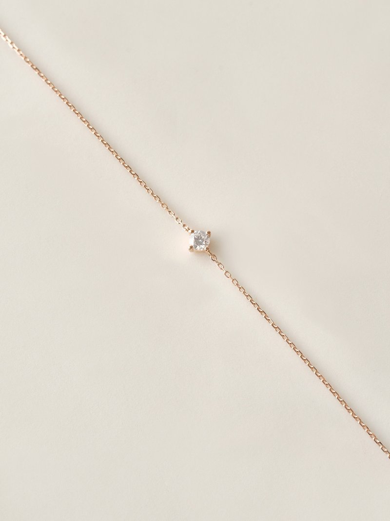 | AURA澄澈手链 | 18K金 钻石轻珠宝//圣诞礼物 - 手链/手环 - 贵金属 