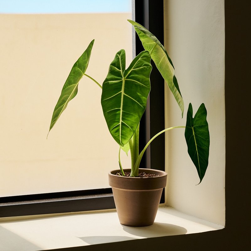 绒叶观音莲 | 室内植栽 观叶植物 办公室盆栽 - 植栽/盆栽 - 植物．花 绿色