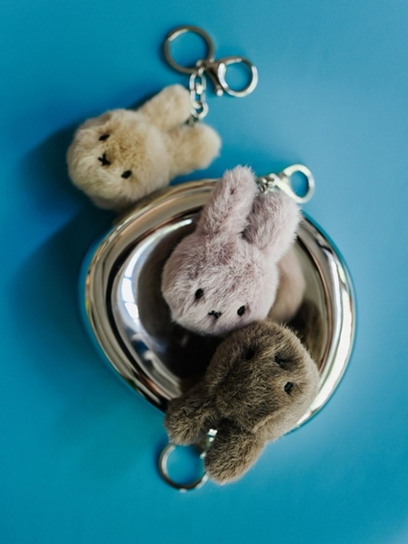 荷兰 Bon Ton Toys | Miffy ECO Fuzzy 米飞兔 绒毛 钥匙圈 - 钥匙链/钥匙包 - 其他材质 多色
